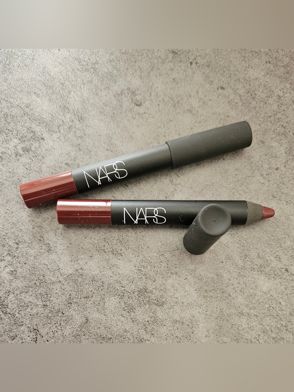 2 Full Size Nars SPIKED Velvet Matte Lip Lipstick Pencil .08 oz each NWOB!